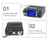 Mobile Car Radio ST-7900D Two Way Radio Quad Band Transceiver - SOCOTRAN