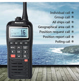 RS-38M Marine Transceiver VHF Band GPS Two Way Radio IPX7 Waterproof Walkie Talkie