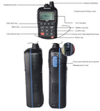 RS-38M Marine Transceiver VHF Band GPS Two Way Radio IPX7 Waterproof Walkie Talkie