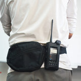 Cowhide Protective Sleeve Bag Case for Motorola XIR P8268 Walkie Talkie -SOCOTRAN