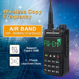 SOCOTRAN UV-5118 Walkie Talkie Full Band Two Way Radio 108-660MHz Marine Radio Police Scanner Copy Frequency NOAA VOX Hidden LCD