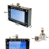 SOCOTRAN Mini1300 Antenna Analyzer Frequency 0.1-1300MHz Meter Tester HF/VHF/UHF ANT SWR