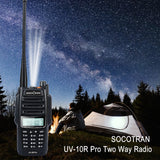 SOCOTRAN UV10R Pro Waterproof IP67 Walkie Talkie High Power Ham Radio Transceiver