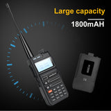 Walkie Talkie UV-5F PLUS Automatic Scan Wireless Copy Frquency Dual Band Two Way Radios -SOCOTRAN