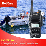 SOCOTRAN UV10R Pro Waterproof IP67 Walkie Talkie High Power Ham Radio Transceiver