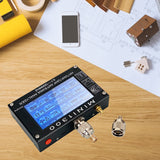 New Upgrade Mini1300 0.1-1300MHz HF VHF UHF ANT SWR Antenna Analyzer 4.3inch Touch screen