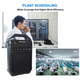 Walkie talkie UHF 400-470MHz Wireless two way intercom amplifier Remote Speaker Microphone TF Card Bluetooth-compatible