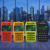 SOCOTRAN UV-5118 Walkie Talkie Full Band Two Way Radio 108-660MHz Marine Radio Police Scanner Copy Frequency NOAA VOX Hidden LCD