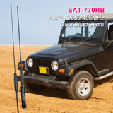 Quad Band Antenna for Mobile Radio UHF/VHF 144/245/350/435MHz SOCOTRAN SAT-770RB