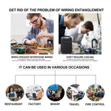 Walkie talkie UHF 400-470MHz Wireless two way intercom amplifier Remote Speaker Microphone TF Card Bluetooth-compatible