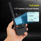 Professional FM Transceiver UV-8F GPS Location All Bands(136-520MHz) 1.77’ LCD 999CH Two Way Radio