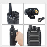 Handheld Ham Radio WH-318 2W Rechargeable Walkie Talkie UHF -SOCOTRAN