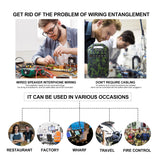 Walkie talkie UHF 400-470MHz Wireless two way intercom amplifier Remote Speaker Microphone TF Card Bluetooth-compatible