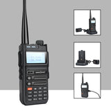 Walkie Talkie UV-5F PLUS Automatic Scan Wireless Copy Frquency Dual Band Two Way Radios -SOCOTRAN