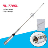 Original NAGOYA Antenna NL-770SL High Gain 2.15/3.0dBi Dual Band UHF/VHF 144/430MHz