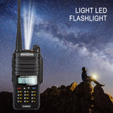 SOCOTRAN 2pcs UV-12R Plus 5W IP67 Waterproof and Dustproof Walkie Talkie