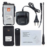 SOCOTRAN UV-5118 Walkie Talkie Full Band Two Way Radio 108-660MHz Marine Radio Police Scanner Copy Frequency NOAA VOX Hidden LCD