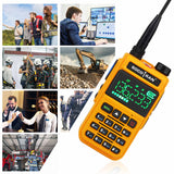SOCOTRAN UV-5118 Walkie Talkie Full Band Two Way Radio 108-660MHz Marine Radio Police Scanner Copy Frequency NOAA VOX Hidden LCD