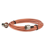 RG-142 UHF PL-259 Male to SO-239 UHF Female 50ohm Coax Low Loss Jumper RF Cable 5m