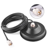 Antenna Mount SO239 Base Strong Magnet Mount Base with Coaxial Cable PL259 Connector