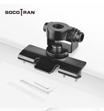 SOCOTRAN B-46 Mobile Antenna Clip Bracket hatchback door application Angle Adjustable Black
