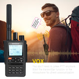Professional FM Transceiver UV-8F GPS Location All Bands(136-520MHz) 1.77’ LCD 999CH Two Way Radio