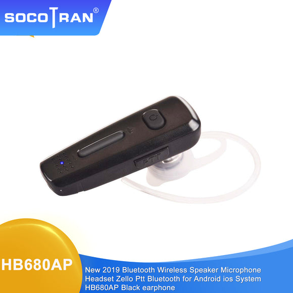 SOCOTRAN HB680AP Bluetooth Earphone Zello Wireless Headset Speaker