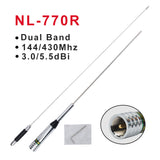 High Gain NL-770R Mobile Radio Antenna Dual Band VHF/UHF 144/430Mhz 3.0/5.5 dBi for Walkie Talkie