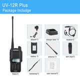 SOCOTRAN 2pcs UV-12R Plus 5W IP67 Waterproof and Dustproof Walkie Talkie
