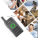 Rechargeable Ultra-thin Walkie Talkie 16CH Double PTT SC-600