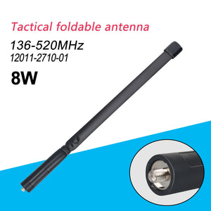 CS Tactical Foldable Antenna 108cm SMA-Female 8W Dual Band VHF UHF 136/520Mhz for Walkie Talkie