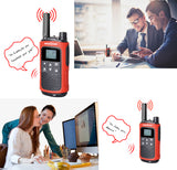 Rechargeable Walkie Talkies License Free with Monitor VOX Function for Kids & Adults SOCOTRAN T80