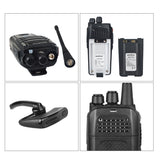 Bluetooth Walkie Talkie 5W H10Plus with Wireless Bluetooth Headset -SOCOTRAN