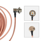 RG-142 UHF PL-259 Male to SO-239 UHF Female 50ohm Coax Low Loss Jumper RF Cable 5m