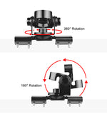 SOCOTRAN B-46 Mobile Antenna Clip Bracket hatchback door application Angle Adjustable Black