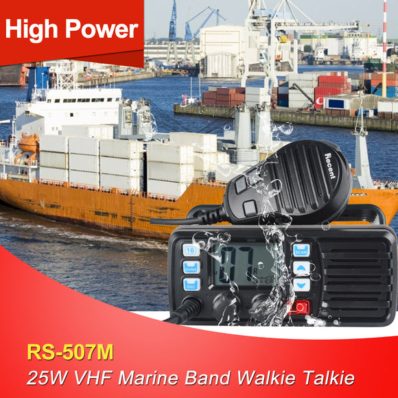 SOCOTRAN RS-507M 25W Marine Radio VHF Band Walkie talkie Sea Float Intercom