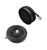 Antenna Mount SO239 Base Strong Magnet Mount Base with Coaxial Cable PL259 Connector