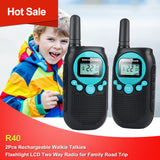 FRS/GMRS Walkie Talkie License Free 22CH 0.5W for Kids R40 -SOCOTRAN