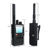 Professional FM Transceiver UV-8F GPS Location All Bands(136-520MHz) 1.77’ LCD 999CH Two Way Radio