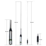 High Gain NL-770R Mobile Radio Antenna Dual Band VHF/UHF 144/430Mhz 3.0/5.5 dBi for Walkie Talkie