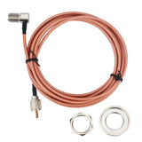 N Male Plug to UHF SO239 Female Low Loss Cable RG-142 for Car Mobile Radio Antenna Coax Cable 5 meters