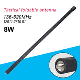CS Tactical Foldable Antenna 108cm SMA-Female 8W Dual Band VHF UHF 136/520Mhz for Walkie Talkie