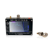New Upgrade Mini1300 0.1-1300MHz HF VHF UHF ANT SWR Antenna Analyzer 4.3inch Touch screen