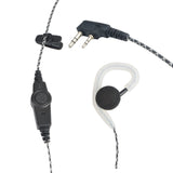 Kenwood Headset 2 Pin K Plug Earpiece for Two Way Radio