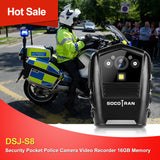 SOCOTRAN DSJ-S8 HD Live Law Enforcement Recorder Police Body Video Camera