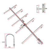 High Gain Antenna 11dB Yagi Mobile Antenna for UHF 400-470Mhz Radio