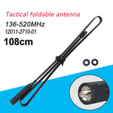 CS Tactical Foldable Antenna 108cm SMA-Female 8W Dual Band VHF UHF 136/520Mhz for Walkie Talkie