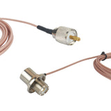NAGOYA Low Loss Coaxial Cable PL-259 Connect for Mobile Car Radio