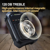 Walkie talkie UHF 400-470MHz Wireless two way intercom amplifier Remote Speaker Microphone TF Card Bluetooth-compatible