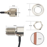 RG-142 UHF PL-259 Male to SO-239 UHF Female 50ohm Coax Low Loss Jumper RF Cable 5m
